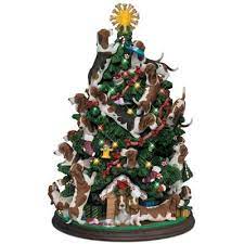 The Basset Hound Christmas Tree The Danbury Mint Basset Hound Basset Bassett Hound