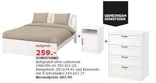 Ikea Nurnberg Furth Somgesand Bettgestell Ablagetisch Und Kommode Bettgestell Ikea Ablagetisch