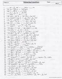 Balancing Chemical Equations Practice Worksheet With Answers How To Balance Equations Printable Worksheets Balancing Equations Chemical Equation Equations
