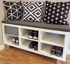 Ikea Kallax Hack Bank Mit Schubladen Fur Schuhe Fur Ikea Kallaxhackbankmitschubladen Sch Schwedisches Design Buromobel Design Ikea Kallax Regal