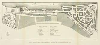 Plan Of The Palais Bruhl And Its Gardens Dresden Cathedral Architecture How To Plan Dresden