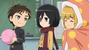 Featuring all of the characters from the main series as you've never seen them before, this series is sure to delight fans of attack on titan with a human vs. Attack On Titan Junior High Attack On Titan Anime Attack On Titan Anime Wallpaper Iphone