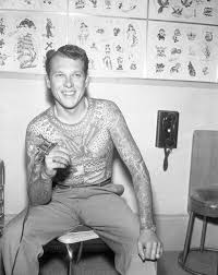 Until 1960, tattoos in the us and europe were treated more like badges, and were randomly placed on the body with no obvious link between images. Lyle Tuttle Who Recast Tattooing S Image Pore By Pore Dies At 87 The New York Times