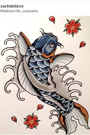 Japanese Koi Fish Tattoo Flash Sheet Traditional Japanese Koi Fish Tattoo Japanese Tattoo Art Japanese Tattoo