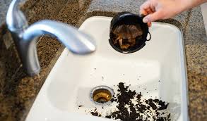 can you put coffee grounds down the sink?