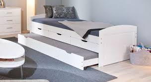 Biete hier ein tipi bett mit unterbett von segmüller an. Ausziehbett In Weiss Auch Als Gastebett Geeignet Leon