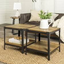 Cainsville End Table Set Rustic End Tables End Tables End Table Sets