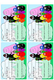 Barbapapa Party Freebie Invitation X 4 Barbe A Papa Carte Aniversaire Theme Anniversaire