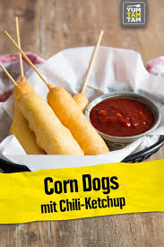 Kennst Du Schon Corn Dogs Das Sind Frittierte Wurstchen Am Stiel Und Ein Super Beliebter Snack Zu Jeglichen Sportveranstaltungen In 2020 Corn Dogs Rezepte Kochrezepte