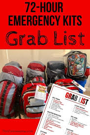 72 Hour Emergency Kits For Beginners Grab List Part 5 72 Hour Emergency Kit Emergency Kit 72 Hour Kits