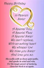 Pin By Carol Bencivenga On I Love And Miss Them Dearly Sister Birthday Quotes Happy Birthday Sister In Heaven Birthday Wishes For Sister