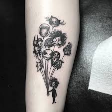 Tim Burton Inspired Dark Tattoos Dark Tattoo Cute Tattoos Halloween Tattoos