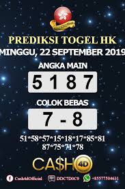 Prediksi Togel Hongkong Minggu 22 September 2019 19 Juni Minggu Rabu