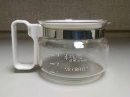 Mr Coffee Glass 4 Cups Replacement Carafe Pot White For 5 Oz Cups Mr Coffee Glass Carafe