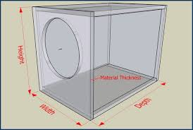 Enclosure Volume Calculator Subwoofer Box Calculator Subwoofer Box Diy Subwoofer Box Car Audio Installation