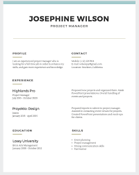 A clean and timeless presentation that stands out in almost any situation. Simple Resume Templates Fairygodboss