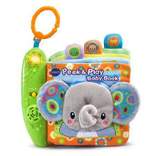 Vtech Peek And Play Baby Book Soft Attachable Great Gift For Baby Walmart Com In 2020 Vtech Baby Baby Book Baby Toddler Toys