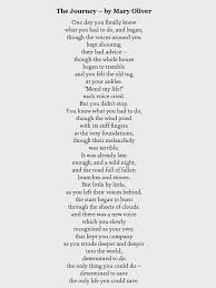 The Journey Mary Oliver Mary Oliver Poems Mary Oliver Quotes Morning Poem
