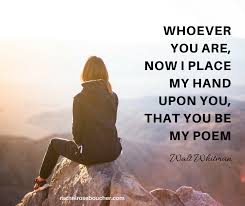 That You Be My Poem In 2020 Walt Whitman Quotes Walt Whitman Poems