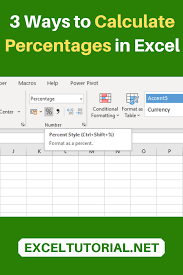 3 Ways To Calculate Percentages In Excel Excel Tutorials Excel Shortcuts Excel For Beginners