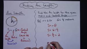 Finding Arc Length Trigonometry Pre Calculus Geometry Calculus Trigonometry Solving Equations