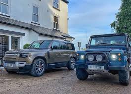 582 Likes 4 Comments New Defender Newdefenderfans On Instagram Few Nice Shots Of The New Alongside The Old Dunc New Defender Defender Land Rover