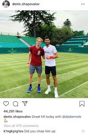 Explore tweets of denis shapovalov @denis_shapo on twitter. Nick Kyrgios Has Another Dig At Novak Djokovic Ahead Of Wimbledon Tennis Sport Express Co Uk