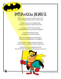 Halloween Poems For Kids Halloween Poem Halloween Request Classroom Jr Halloween Poems For Kids Halloween Poems Short Poems For Kids