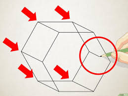 Das sechseck ist das höchste regelmäßige polygon, mit dem eine fläche regelmäßig parkettiert (gekachelt) werden kann. Ein Sechseckiges Prisma Zeichnen Wikihow