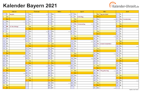 Kostenlos als pdf zum herunterladen und ausdrucken. Feiertage 2021 Bayern Kalender