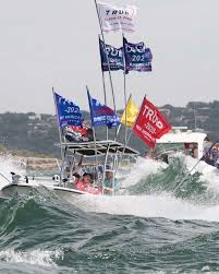 several boats sink during 'trump boat