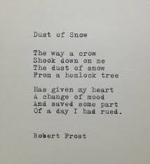 Robert Frost Snow Poem Typed On Typewriter Poetry Words Poem Types Snow Poems