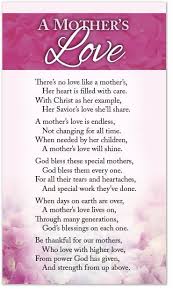 A Mother S Love Mothers Day Poems Happy Mother Day Quotes Mothers Day Quotes
