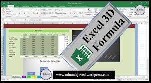 Excel 3d Formula In 2020 Excel Formula Create