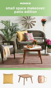 Big Ideas For Your Small Space Here S A Tip Or Two To Transform Your Patio Into A Place To Put Your Feet Up Outdoor Furniture Sale Decor Home Decor Furniture