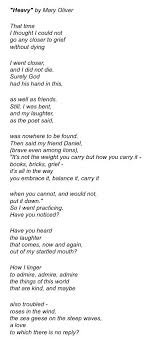 Heavy By Mary Oliver One Of My Favorite Poems Mary Oliver Poems Poem Quotes Inspirational Words