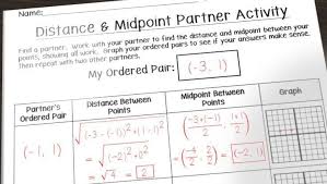 Having Fun With Distance And Midpoint Math In The Middle Learn Math Online Common Core Math Middle School Teaching Middle School Maths