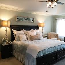Farmhouse Bedroom With Black Furniture Farmhouse Bedroom Furniture Bedroom Decor Inspiration Master Bedrooms Decor