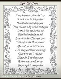 I M Still Here Funeral Poems Grief Quotes Grief Poems