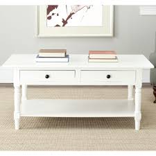 Cape Cod Cream 2 Drawer Coffee Table Features A Contemporary Style And Functional Design Constructed Coffee Table White Coffee Table Coffee Table With Storage