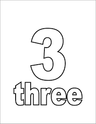 It's a numbers party, and all the balloon animals at the party have numbers on them. Number 3 Coloring Pages Coloringbay