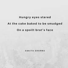 Haiku Life Philosophy Life World Poem Poetry Hunger Poverty Cake Haikuhorizons Birthday Party Child Children Rich Haiku Poems Life