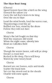 The Skye Boat Song Is The Basis For The Outlander Theme Song Bear Mccreary Created New Lyrics For Outland The Skye Boat Song Outlander Quotes Outlander Book