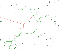 Calculate Distances From Points To Multiple Country Borders In Qgis Geographic Information Systems Stack Exchange
