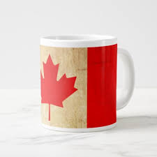 Original Vintage Patriotic National Flag Of Canada Large Coffee Mug Zazzle Com Coffee Mugs Vintage Large Coffee Mugs Original Gifts Diy