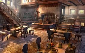 Tavern Only Without Floor Rushes And With Less Light I Think Fantasy Concept Art Tavern Medieval
