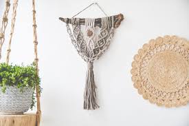 Macrame Wall Hanging Grey Macrame Bohemian Home Decor Etsy Macrame Wall Hanging Dream Catcher Boho Bohemian Bedroom