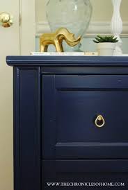 Navy Blue Nightstand The Chronicles Of Home Blue Painted Furniture Blue Nightstands Painted Bedroom Furniture