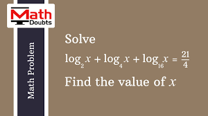 Solution Of Math Problem And Step By Step Procedure To Solve The Logarithm Equation To Find The Value Of X In Mathematics Math Solving Problem And Solution