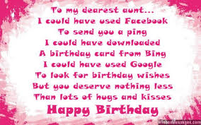 Birthday Poems For Aunt Happy Birthday Quotes Birthday Quotes For Aunt Birthday Poems